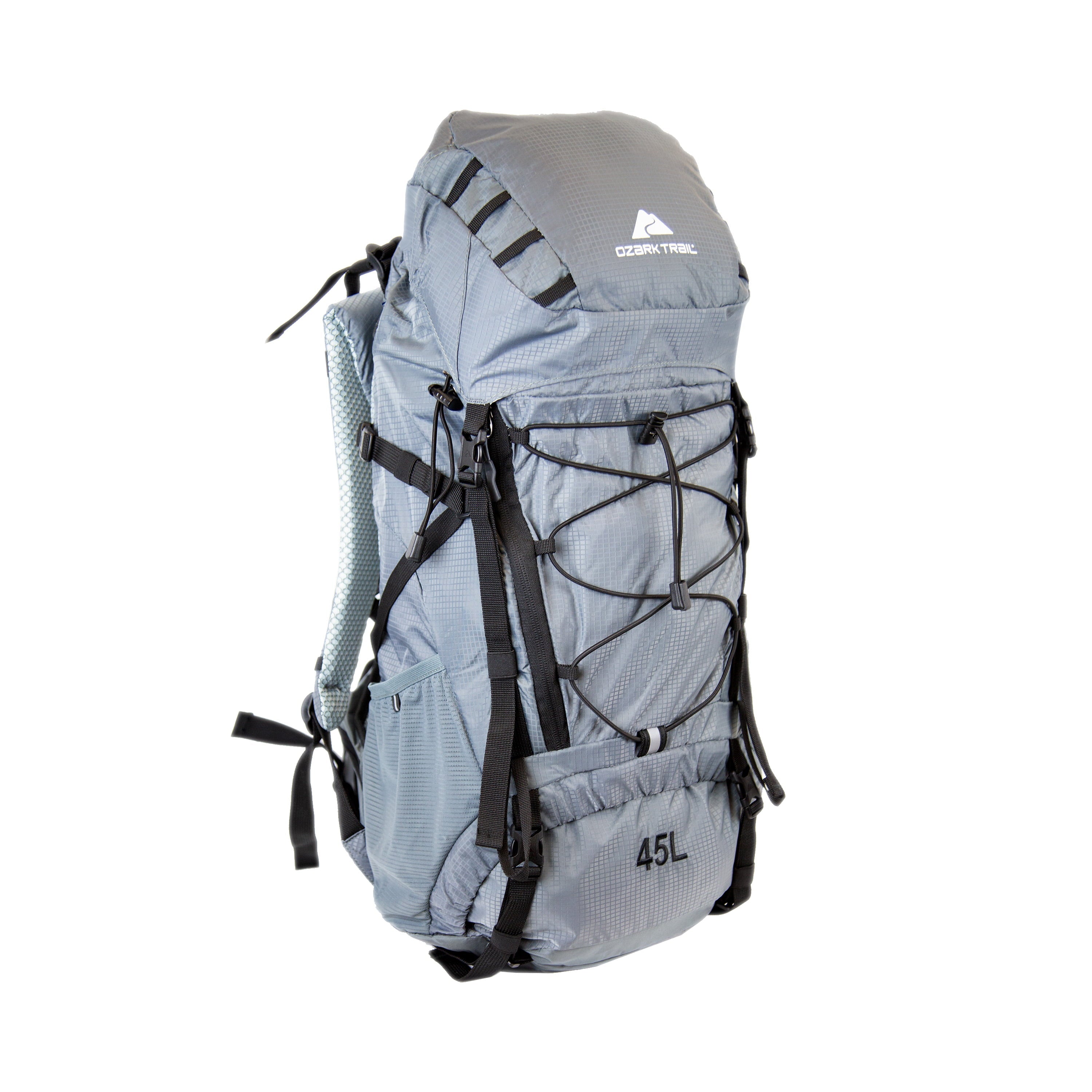 Ozark Trail 45 ltr, Backpacking Backpack, Gray
