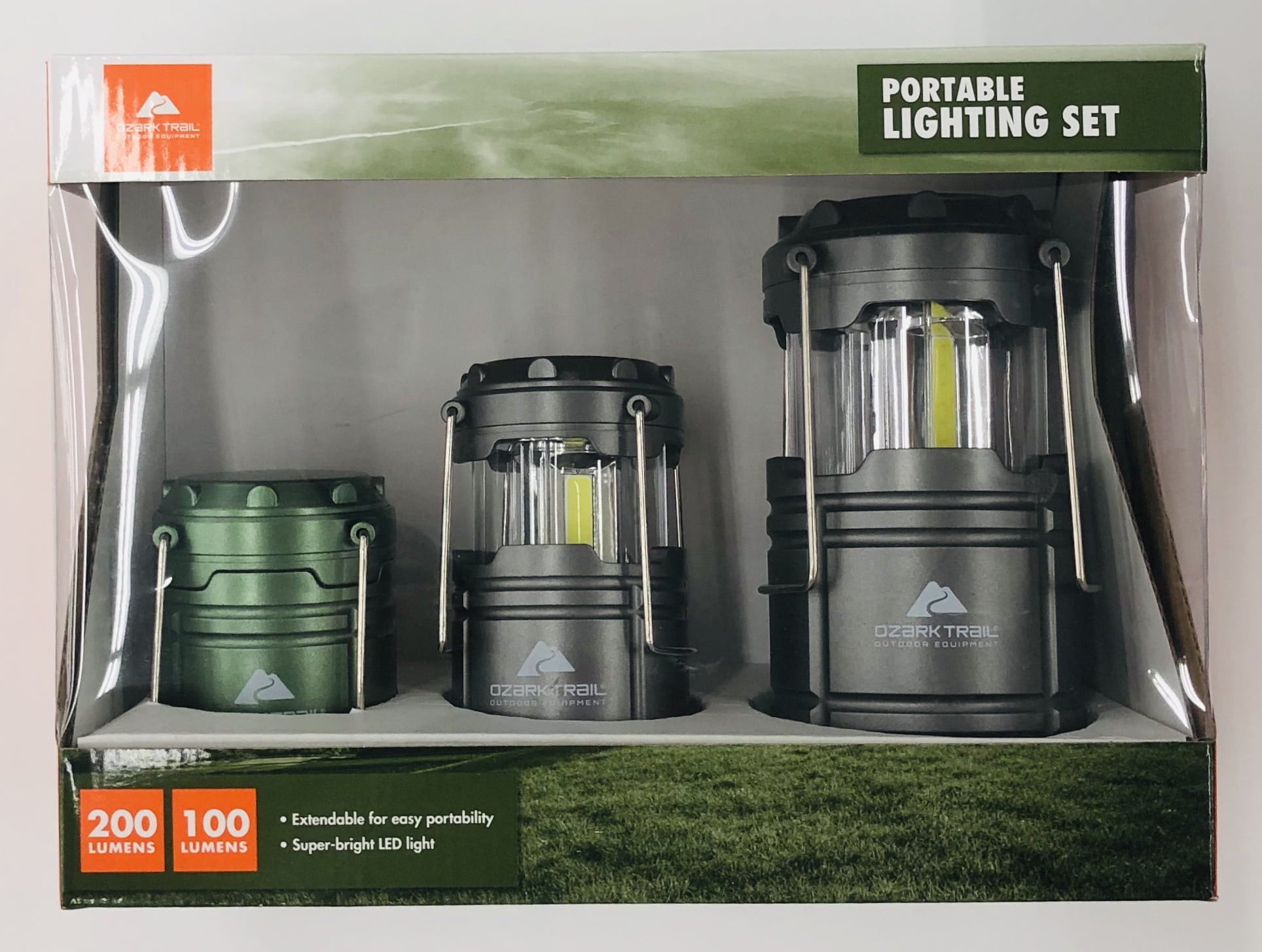 Ozark Trail 3 Pack AAA &AA Batteries LED Camping Lanterns – HardGrizzly