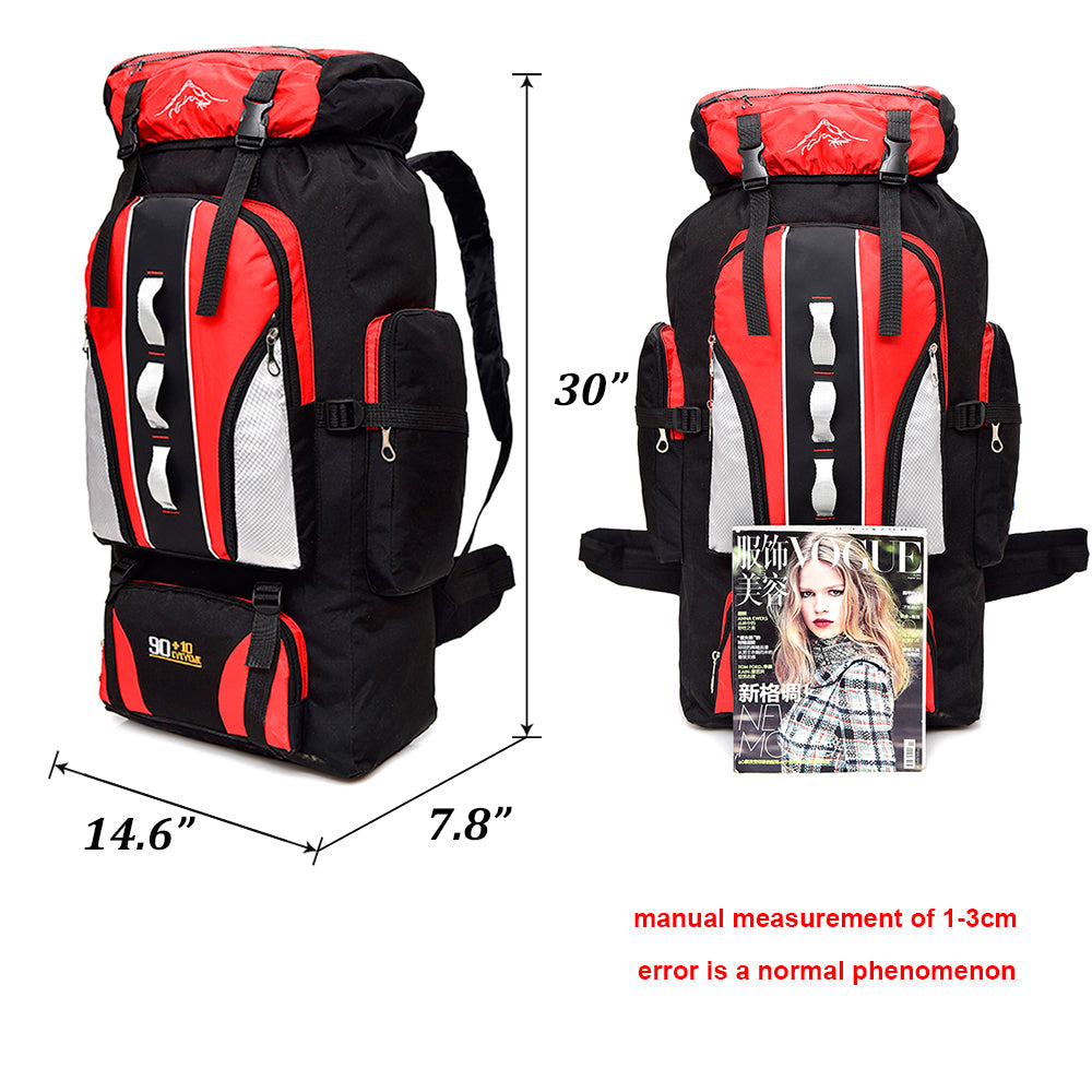 80L Large Capacity Waterproof Hiking Backpack Travel Backpack Hiking  Outdoor Camping Trekking Outdoor Sports Rucksacks Sport Shoulder Bag Great  Gift