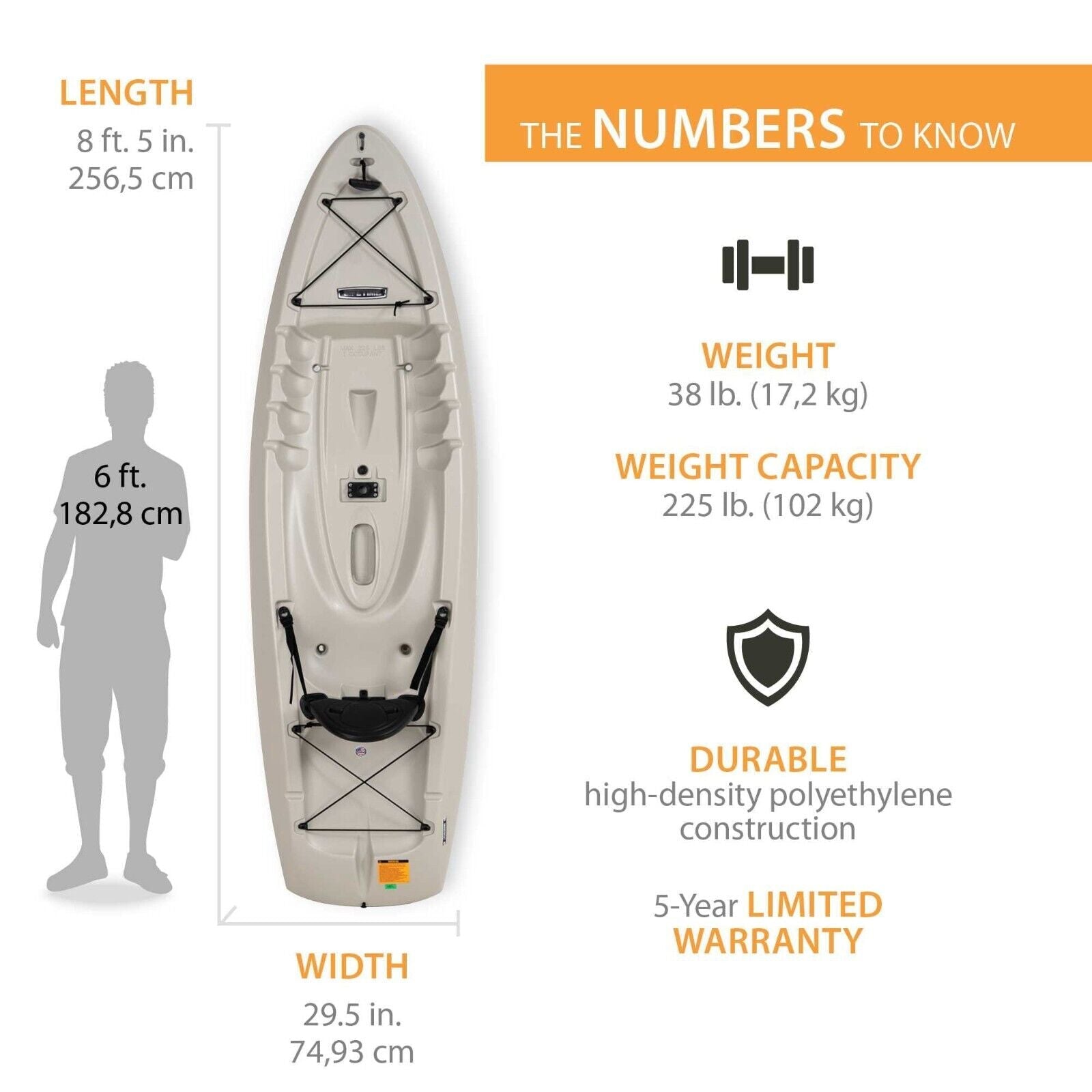 Lifetime Hydros Kayak with Paddle NEW Color