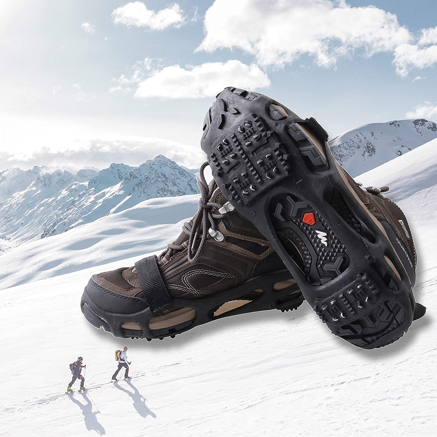 Ice Cleats Snow Traction Cleats Crampon for Walking on Snow and Ice No
