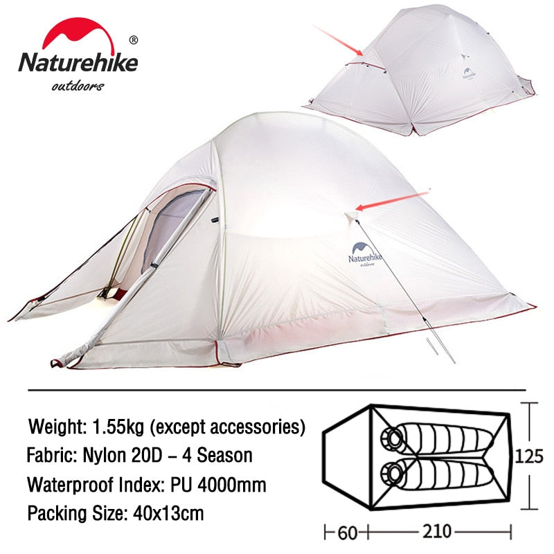 Naturehike Cloud UP 3P 4 Season Camping Tent