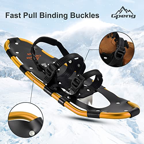 Gpeng 3-in-1 Xtreme Lightweight Terrain Snowshoes for Men Women Youth –  HardGrizzly